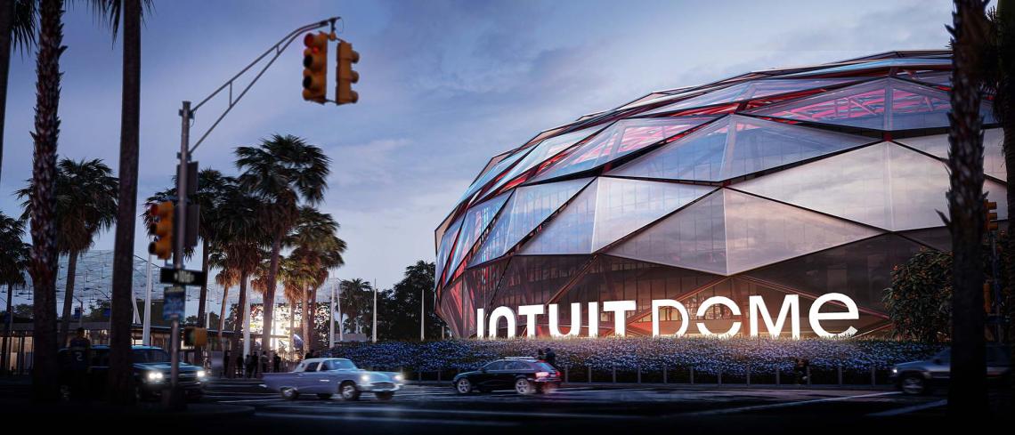 Intuit Dome's Exterior Takes Shape In Inglewood | Urbanize LA